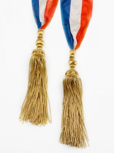 Part of a waist belt for the uniform of a French mayor